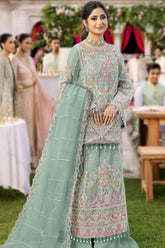 Sheer Radiance Embroidered Pakistani suit LXPK0033